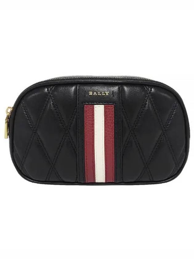 DENNI quilted camera bag black QT F170 1213229 - BALLY - BALAAN 1