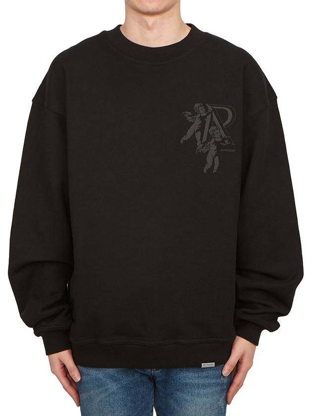 Representant Men's Sweatshirt MS4017 JET BLACK - REPRESENT - BALAAN 1