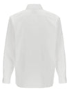 Cassandre Long Sleeve Shirt White - SAINT LAURENT - BALAAN 3