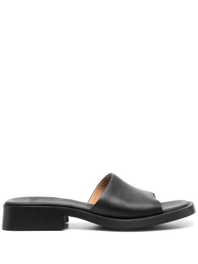 Dana Slide Leather Slippers Black - CAMPER - BALAAN 1