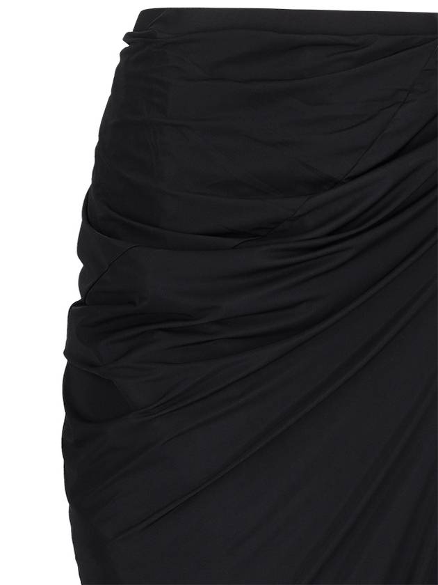 FITTED DRAPED SKIRT - DRIES VAN NOTEN - BALAAN 3