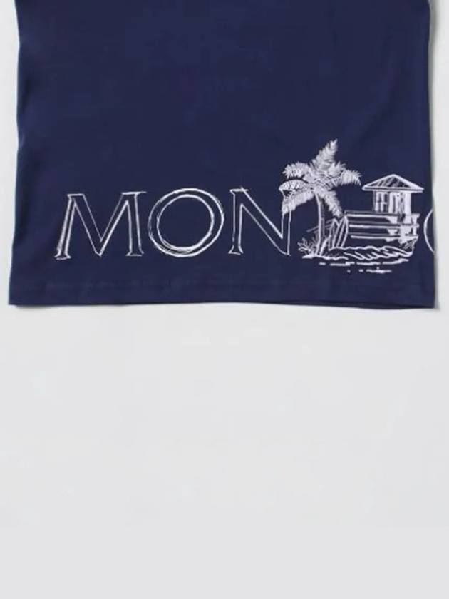 Kids Big Logo Print T Shirt 8C0004583907 749 - MONCLER - BALAAN 5