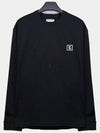 Men's Back Logo Long Sleeve T-Shirt Black W241TS17718B - WOOYOUNGMI - BALAAN 2