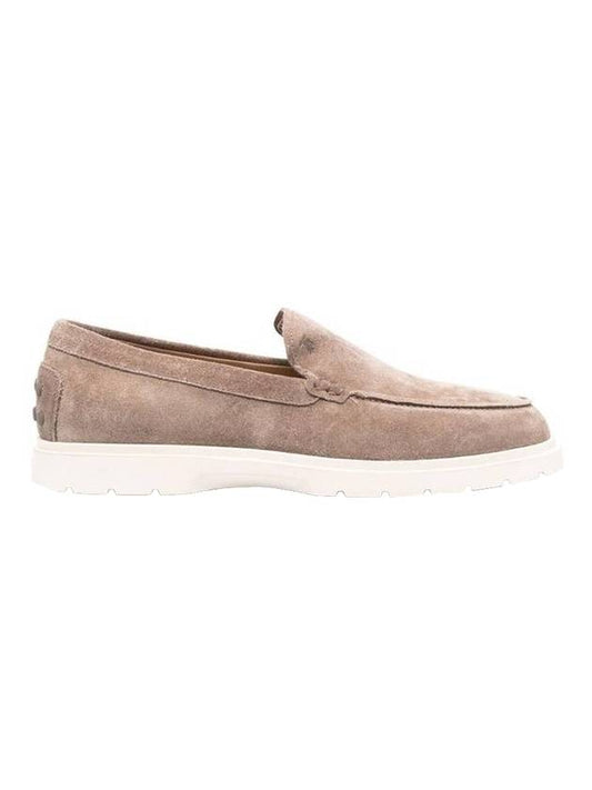 Casual Suede Slip-On Brown - TOD'S - BALAAN 1