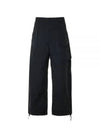 Snap Pocket Cargo Straight Pants Black - TEN C - BALAAN 2