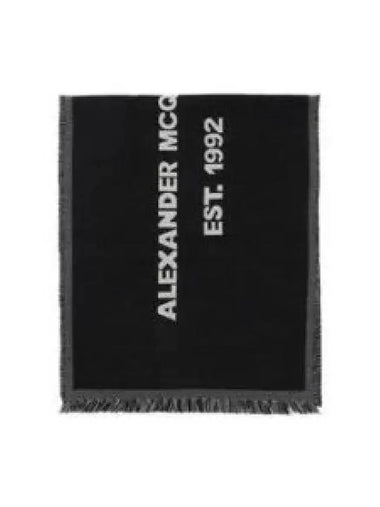 Allen Sanders McQueen Muffler Black 660921 4200Q 1258451 - ALEXANDER MCQUEEN - BALAAN 1