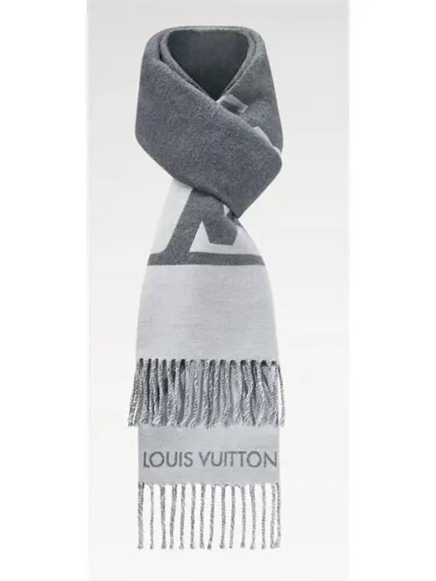 Graphic Dual Scarf Grey - LOUIS VUITTON - BALAAN 3