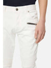 zipper straight jeans white - BALMAIN - BALAAN 4