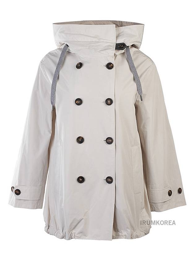 WoMen's Hooded Jacket White - BRUNELLO CUCINELLI - BALAAN 2