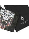 6062 8800 Tiger Lambskin Black Pouch Clutch - MARCELO BURLON - BALAAN 6