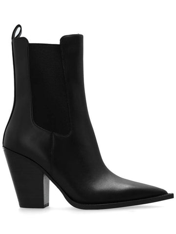 Michael Michael Kors Heeled Ankle Boots ‘Leni’, Women's, Black - MICHAEL KORS - BALAAN 1