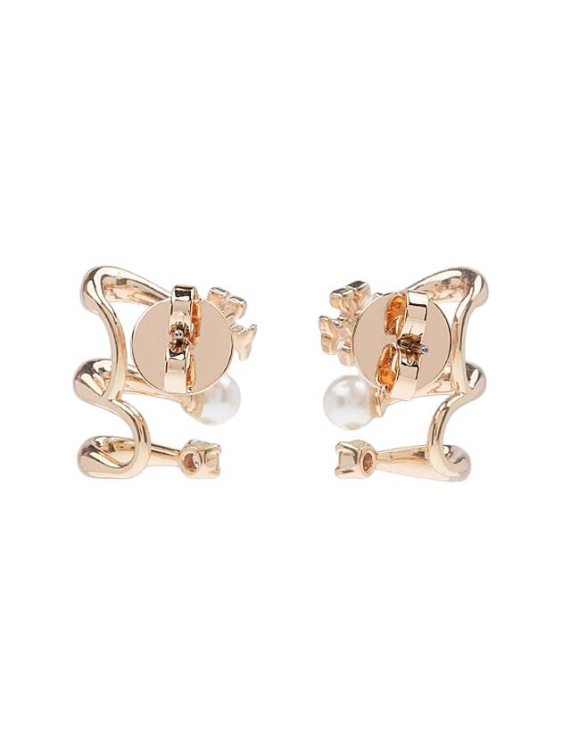 Women's Kira Pearl Multi Hoop Earrings Gold - TORY BURCH - BALAAN 5