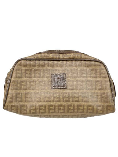 Zucca pattern zucchino PVC pouch - FENDI - BALAAN 1