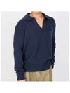 Football Polo Wool Knit Top Navy - VIVIENNE WESTWOOD - BALAAN 2