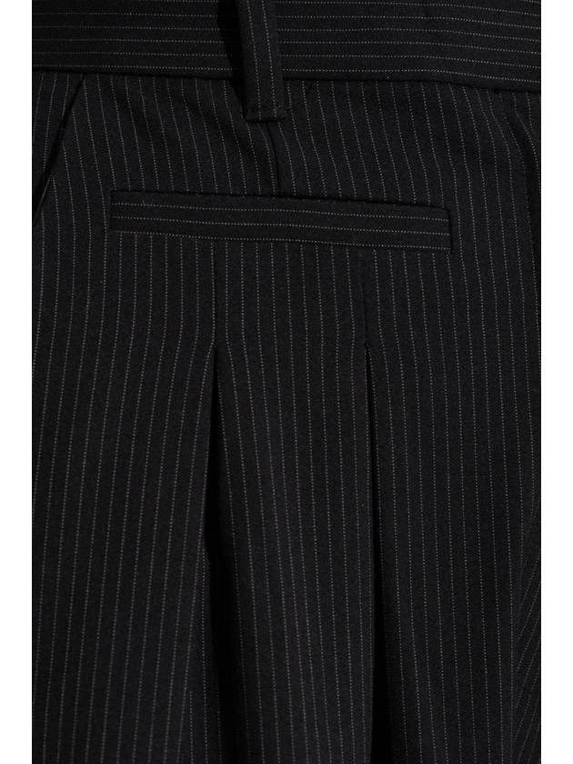 Munthe Trousers With Striped Pattern, Women's, Black - MUNTHE - BALAAN 5