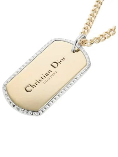 Chain Logo Necklaces Gold - DIOR - BALAAN 2