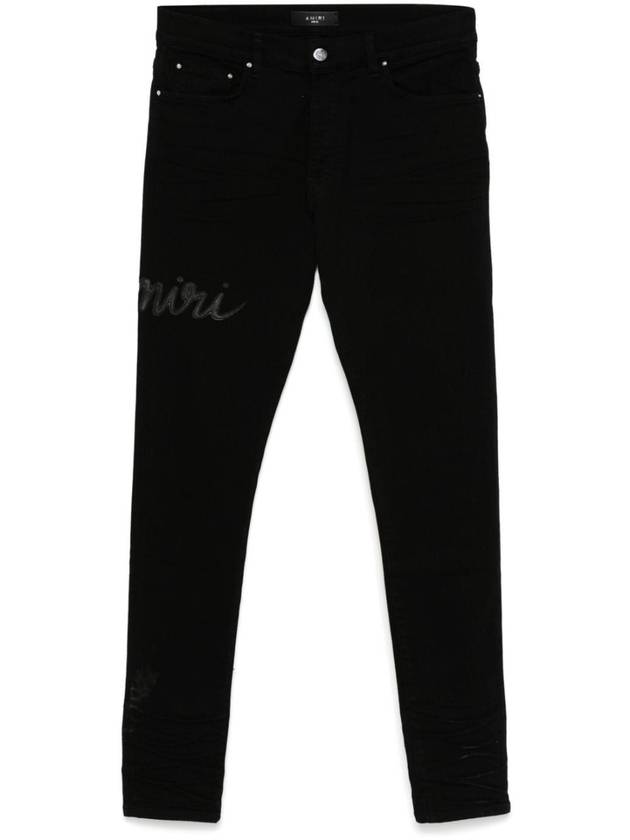 AMIRI AMIRI SCRIPT LOGO SKINNY JEAN - AMIRI - BALAAN 1