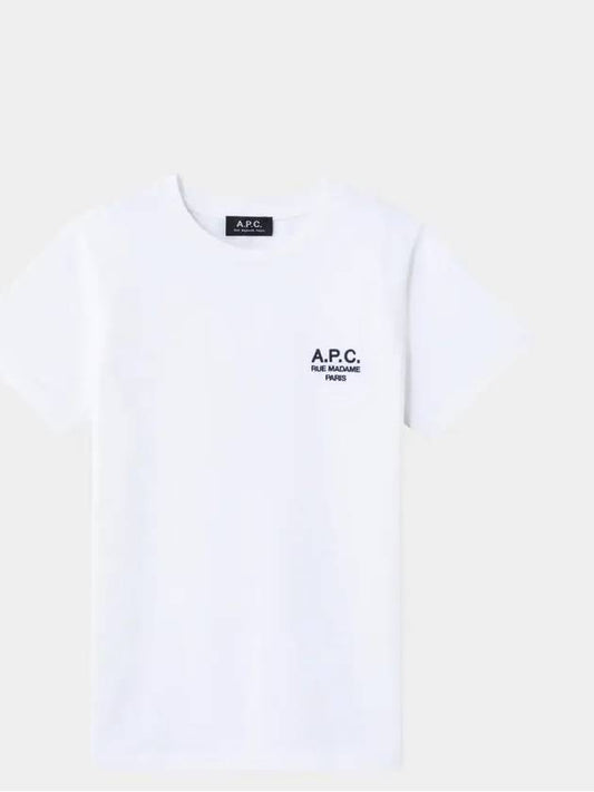 Denise Logo Cotton Short Sleeve T-shirt White - A.P.C. - BALAAN 2