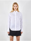 Small collar new slim fit cotton spandex shirt white 0068 - VOYONN - BALAAN 7