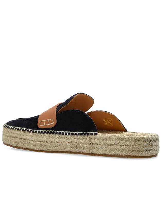 JW Anderson Suede Slides, Men's, Navy Blue - JW ANDERSON - BALAAN 5