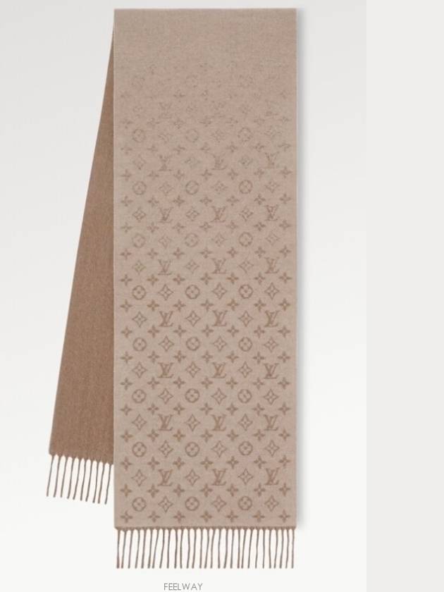 MNG Gradient Scarf Beige - LOUIS VUITTON - BALAAN 3