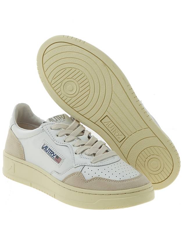 Medalist Goatskin Low Top Sneakers White - AUTRY - BALAAN 6