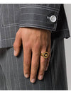 Men's Enamel Medusa Ring Gold - VERSACE - BALAAN 3