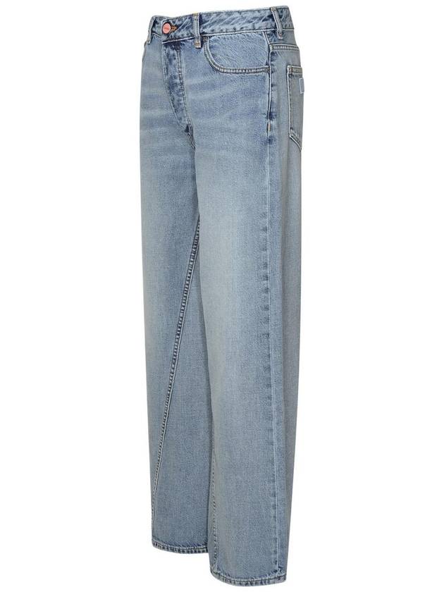 Women's Jozey Wide Jean Light Blue - GANNI - BALAAN 3