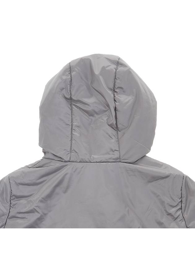 Greenh Drawstring Hooded Jacket Grey - MAX MARA - BALAAN 9