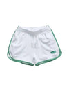 Prince Logo Cotton Shorts White - SPORTY & RICH - BALAAN 2