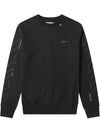 Unfinished Arrow Sweatshirt Black - OFF WHITE - BALAAN.