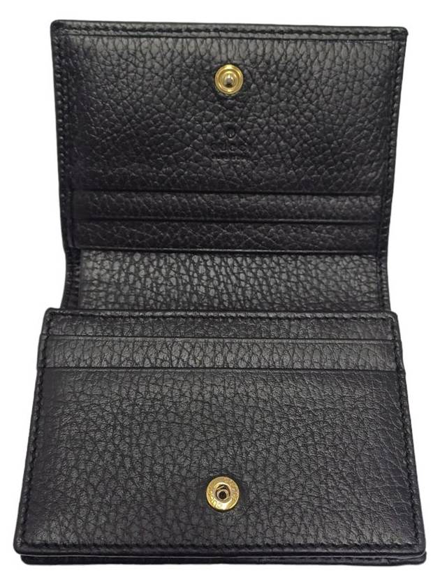 Women s 456126 GG Marmont Black Card Case Half Wallet - GUCCI - BALAAN 8