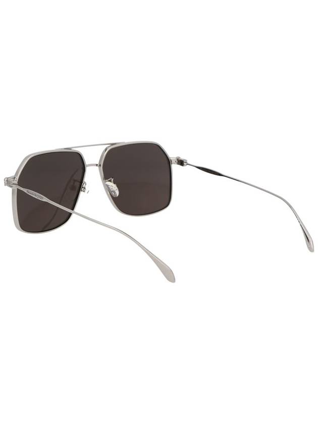 Sunglasses AM0372S 001 001 RUTHENIUM RUTHENIUM GRAY - ALEXANDER MCQUEEN - BALAAN 5