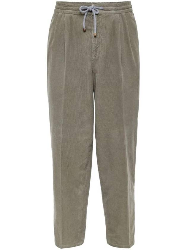 Drawstring waistband corduroy pants M279DE1710C6315 - BRUNELLO CUCINELLI - BALAAN 1