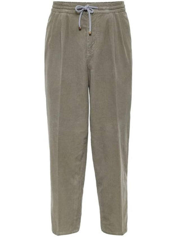 Drawstring waistband corduroy pants M279DE1710C6315 - BRUNELLO CUCINELLI - BALAAN 1