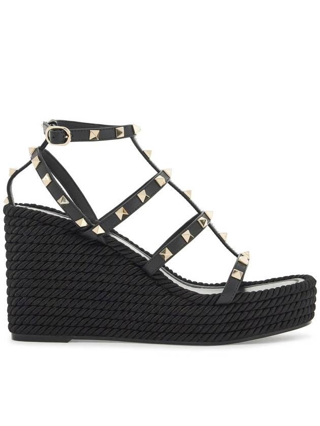 rockstud wedge sand - VALENTINO - BALAAN 1