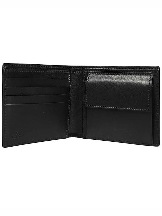 Embossed GG Half Wallet Black - GUCCI - BALAAN 3