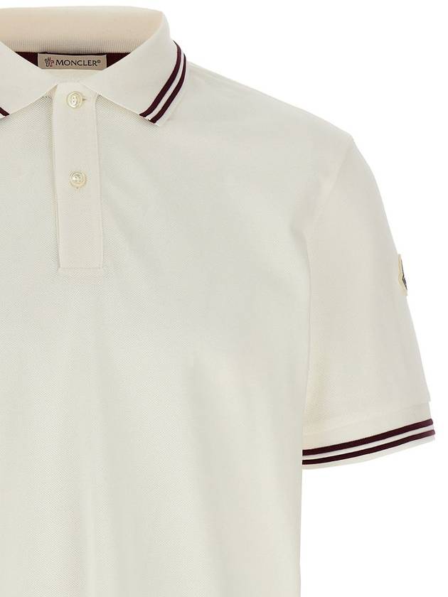 Moncler Piqué Polo Shirt - MONCLER - BALAAN 3