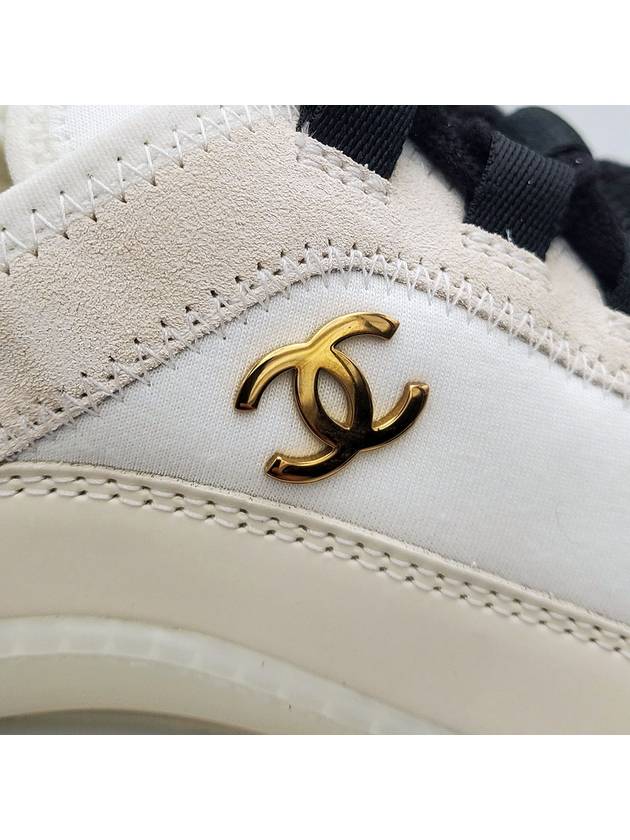 Sneakers Mixed fiber white gold G35617 - CHANEL - BALAAN 6