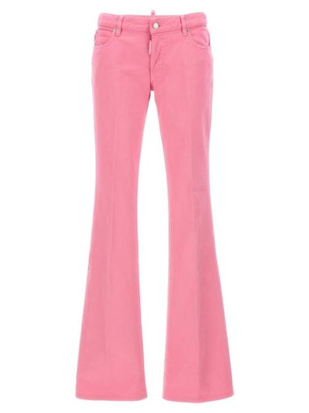 Denim Straight Pants S75LB0860S30811243 PINK - DSQUARED2 - BALAAN 1