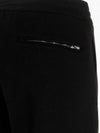 Side White Graffiti Logo Jogger Pants Black - ALEXANDER MCQUEEN - BALAAN 3