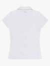 Drew Diagonal Zipper Short Sleeve T-Shirt DF42ST01WHITE - DRUH GOLF - BALAAN 2