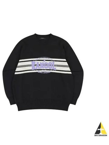 College Varsity Sweater 1887 Black - KANGOL - BALAAN 1