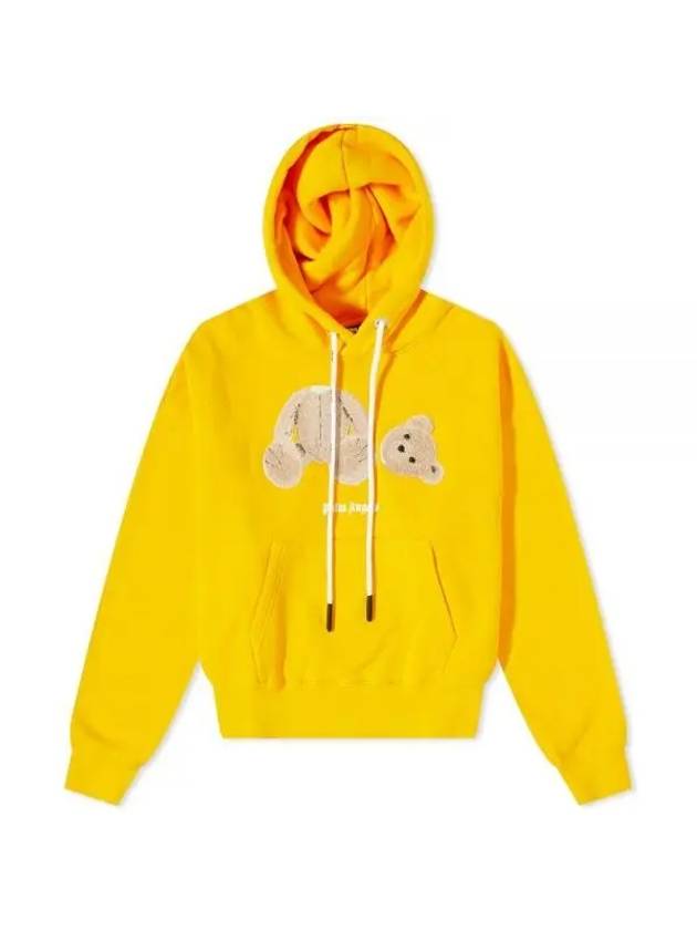 Bear Popover Hoodie Yellow - PALM ANGELS - BALAAN 1