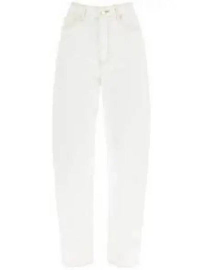 Stary Straight Jeans White - GANNI - BALAAN 2