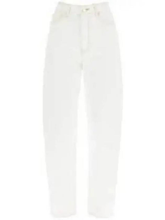 Stary Straight Jeans White - GANNI - BALAAN 2