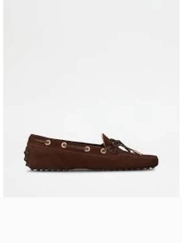 Gommino Suede Driving Shoes Brown - TOD'S - BALAAN 2