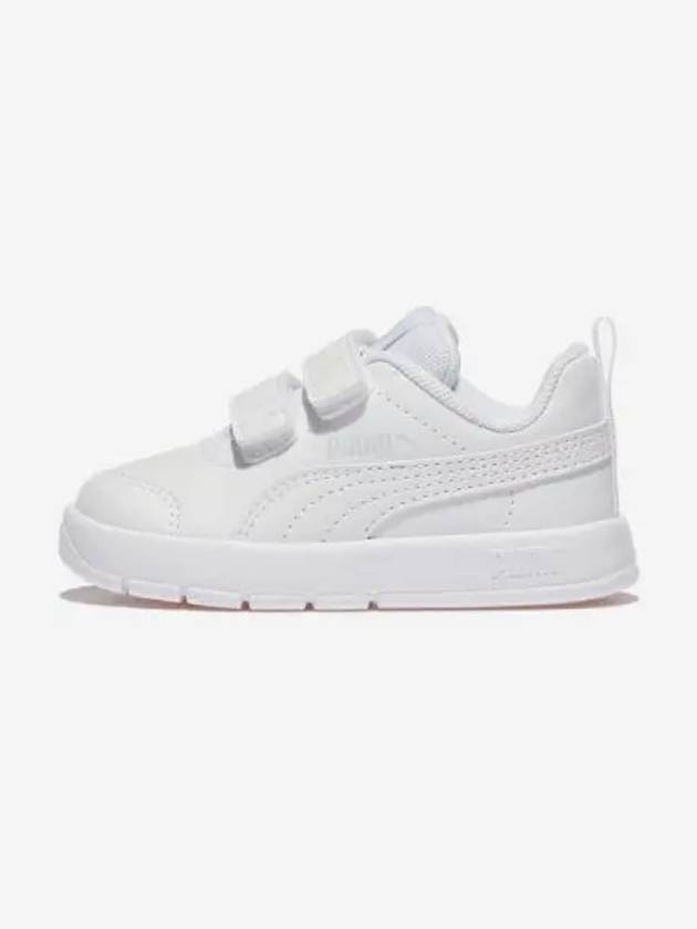 Courtplex V3 Velcro Infant White Silver Mist - PUMA - BALAAN 1