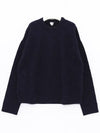 Intrecciato Wool Knit Top Navy - BOTTEGA VENETA - BALAAN 3