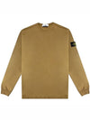 20FW 731564450 V0071 Wappen Long Sleeve Long Sleeve T-Shirt Brown Men's T-Shirt TLS - STONE ISLAND - BALAAN 1